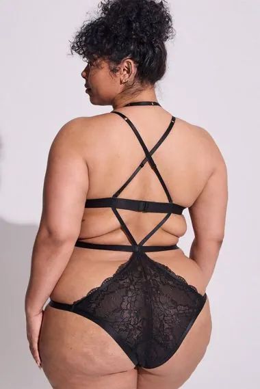 Black Intimates, Lingerie Outfit, Black Plus Size, Plus Size Lace, Teddy Lingerie, Hair Clippers, Plus Size Lingerie, Lace Bodysuit, Full Figured