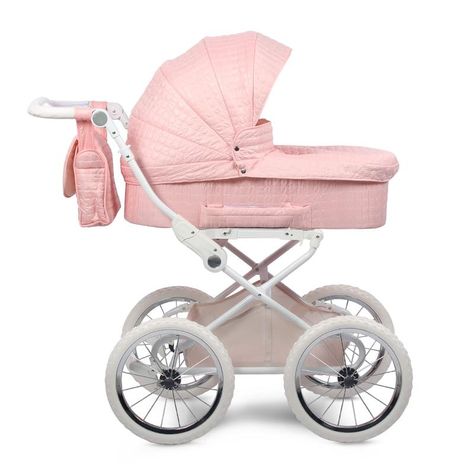 Pink Stroller, Luxury Stroller, Pram Stroller, Baby Prams, Royal Baby, Baby Carriage, Baby Stroller, Diaper Cakes, Having A Baby