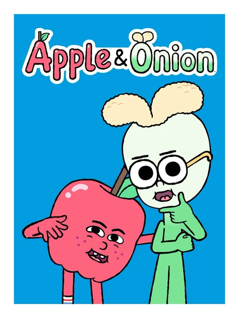 Apple And Onion Cartoon, Onion Cartoon, Apple And Onion, Old Kids Shows, Richard Ayoade, Old Cartoon Shows, Cake Templates, Cartoon Network Shows, Childhood Memories 2000