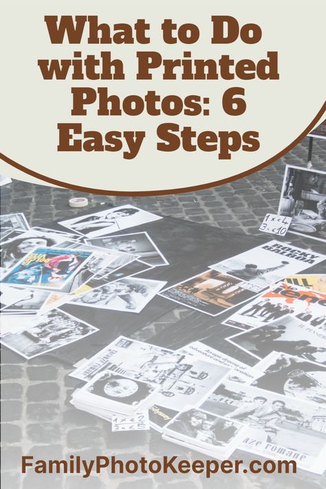 What To Do With Printed Photos, Ways To Store Photos, How To Store Photos, What To Do With Old Photos, What To Do With Photos, Photo Storage Ideas, Archival Photo Storage, Organize Photographs, Photo Organization Storage