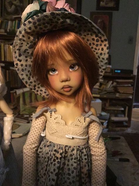 Black Bjd Dolls, Bjd Dolls Girls, Kaye Wiggs, Doll Plushies, Doll Aesthetic, Fantasy Art Dolls, Victorian Dolls, Cute Doll, Dream Doll