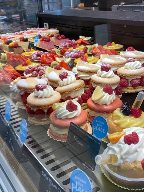 I took this photo in a supermarket in france :D French Supermarket, Nice France Food, Food In France Aesthetic, Best Food In Nice France, France Croissant, South Of France, France, Cake