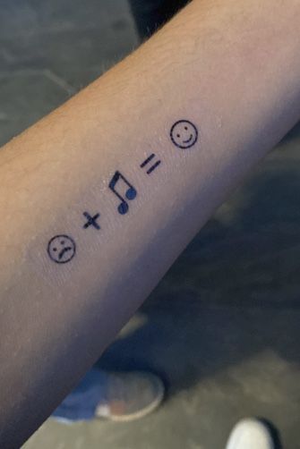 Music Pill Tattoo, Tattoo Ideas For Music Lovers, Music Lover Tattoo Ideas, Music Lovers Tattoo, Tattoos For Music Lovers Unique, Tattoos For Music Lovers, Musical Note Tattoo, Tattoo Ideas Music, Music Lover Tattoo