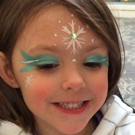 Elsa Kids Makeup, Frozen Face Paint, Elsa Makeup, Toddler Makeup, Frozen Makeup, Elsa Face, Princess Face Painting, Frozen Halloween, Christmas Face Painting