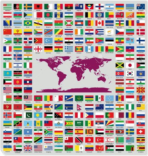 Flags of the World A to Z World Flags With Names, World Country Flags, Flags With Names, Alphabetical Order, All Countries, Flags Of The World, Infographic Templates, A To Z, Countries Of The World