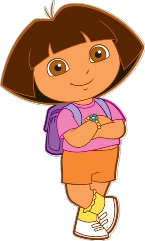 Cartoon Characters: Dora The Explorer Dora Characters, Dora Outfits, Lost City Of Gold, Dora And Friends, Icons Party, Photo Clipart, Minor Character, Favorite Cartoon Character, Dora The Explorer