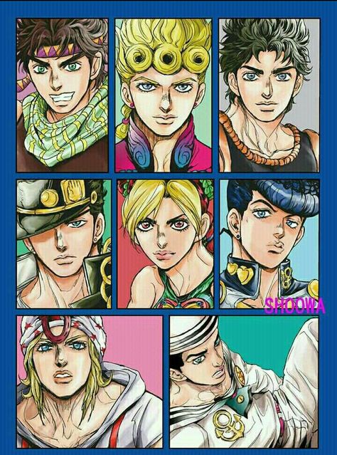 8 JoJos Funny Jojo, Joestar Family, Comic City, Jojo Art, Jojo Reference, Jojo's Adventure, Joseph Joestar, Bizarre Art, Jojo's Bizarre Adventure Anime