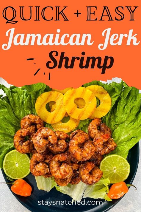 Jamaican Jerk Shrimp Recipe, Caribbean Shrimp Recipes, Jerk Shrimp Recipe, Gourmet Shrimp Recipes, Jamaican Jerk Shrimp, Jamaican Shrimp, Jerk Steak, Jerk Chicken Marinade, Jerk Recipe