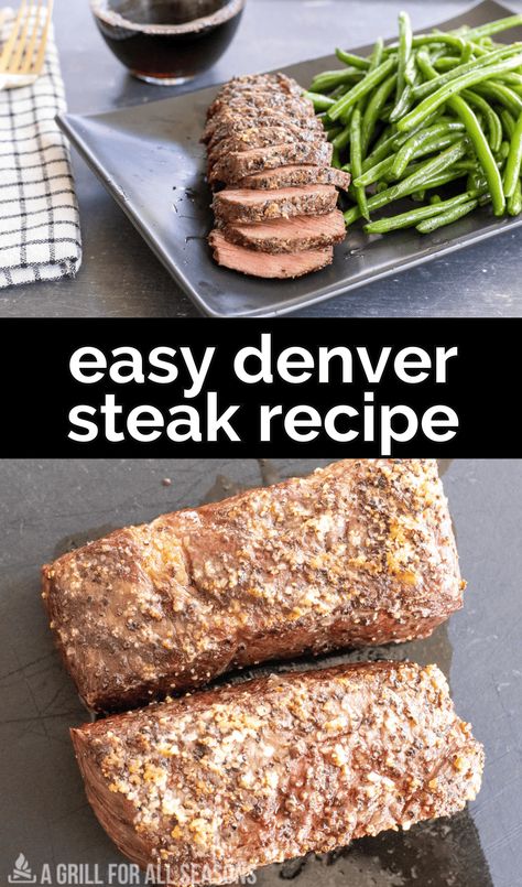 This Denver Steak Recipe just might be the best way to make a steak. Any steak lover will agree that this flavorful steak is tender, delicious, and a great option for a special occasion or hearty meal. Denver Steak Recipes, Best Steak Sandwich, Philly Cheese Steak Casserole Recipe, Denver Steak, Philly Cheese Steak Casserole, Leftover Steak, Easy Steak Recipes, Joy Filled Eats, Hearty Meal