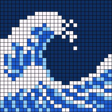 Alpha pattern #26588 variation #61059 | BraceletBook 32x32 Pixel Art Grid, Graph Crochet, Art Perle, Easy Pixel Art, Pixel Art Templates, Pixel Crochet, Pixel Art Grid, Tapestry Crochet Patterns, Pixel Art Design