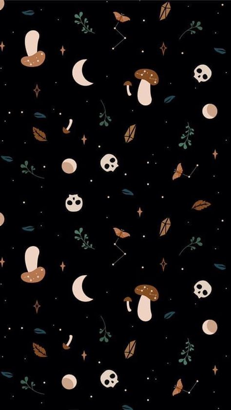 Boho Halloween Wallpaper Iphone, Fall Witch Wallpaper, Spooky Pattern Wallpaper, Cute Spooky Season Wallpaper, Witchy Fall Wallpaper, Witchy Aesthetic Wallpaper Iphone, Wallpaper Backgrounds Home Screen, Dark Spooky Aesthetic Wallpaper, Halloween Patterns Wallpaper