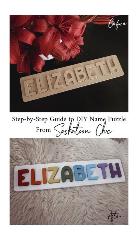 Cricut Wood Puzzle, Cricut Name Puzzle, Glowforge Name Puzzle, Laser Diy Projects, Laser Design Ideas, Thunder Laser Projects, Xtool S1 40w Projects, Cricut Basswood Projects, X Tool M1 Projects