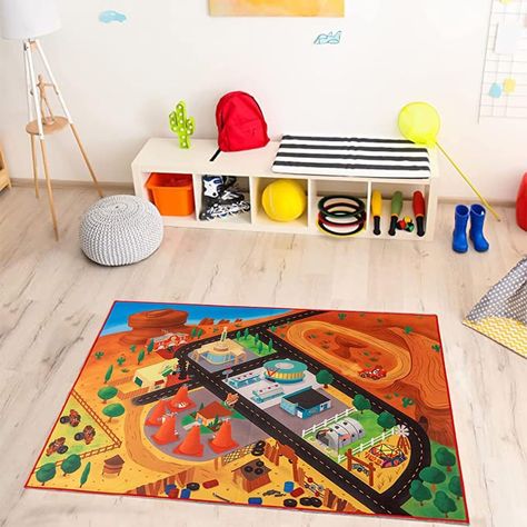 Disney Cars Bedroom Decor, Disney Cars Bedroom, Disney Rug, Cars Bedroom Decor, Bedroom Decor Kids, Playroom Mats, Room Mat, Childrens Bedroom Decor, Disney Rooms