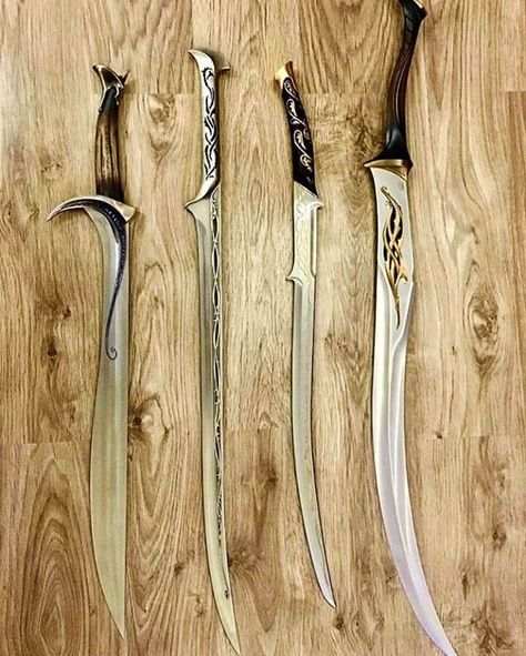 Orcrist, Thranduil's Sword, Hadhafang, Mirkwood Sword | Elven Weapons Elven Swords, Fantasy Blade, Types Of Swords, Pretty Knives, Korat, Cool Swords, Thranduil, Cool Knives, 판타지 아트