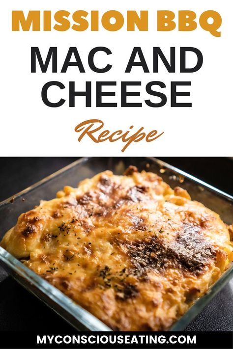 Mission BBQ Mac and Cheese in a glass casserole dish Mission Bbq Mac And Cheese Recipe, Bbq Mac And Cheese Recipe, Bbq Mac And Cheese, Mission Bbq, Smoked Mac And Cheese, Macaroni Cheese Recipes, Baked Mac, Mac And Cheese Recipe, Pasta Dinner Recipes