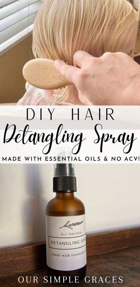 Detangler Spray Diy, Diy Detangler Spray, Diy Detangler, Diy Hair Detangler Spray, Diy Hair Detangler, Diy Hair Spray, Diy Hair Oil, Hair Shine Spray, Diy Conditioner