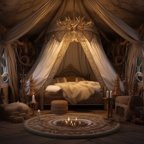 Background Bedroom, Castle Bedroom, Dream Bedroom Inspiration, Productive Work, Fantasy Bedroom, Fantasy Rooms, Home Office Ideas, Fantasy House, Working Space