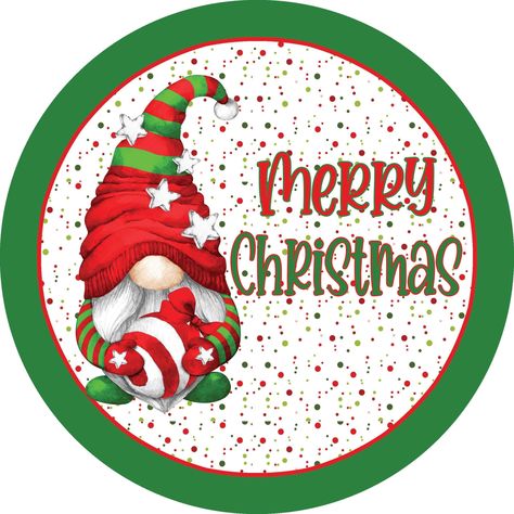 Christmas Gnome Wreath, Christmas Present Tags, Gnome Wreath, Purse Crafts, Merry Christmas Sign, Christmas Owls, Holiday Crafts Christmas, Christmas Poster, Metal Wreath