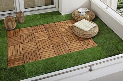 Artificial Grass Ideas Green Walls, Ideas Para Decorar Jardines, Artificial Grass Wall, Diy Balcony, Small Balcony Garden, Diy Lawn, Small Patio Garden, Small Balcony Design, Balcony Plants