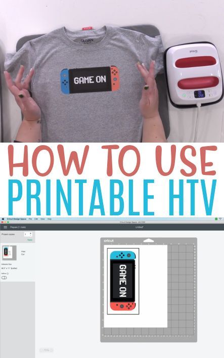 If you’re ready to learn the basics of how to use printable HTV, this Cricut tutorial is for you! Once you master this, you will be able to design and make tons of different Cricut craft projects #cricut #cricutexplore #cricutmaker #cricutmade #cricutprojects #ironon #htv #heattransfervinyl Printable Iron On Vinyl, How To Make Iron, Cricut Heat Transfer Vinyl, Cricut Explore Air Projects, Diy Recycled Projects, Printable Htv, Cricut Craft, Beautiful Home Decor, Cricut Craft Room