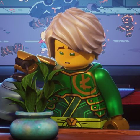 Ninjago: Dragons Rising S2E1 - The Blood Moon | tags: lloyd icon, lloyd pfp, ninjago icon, ninjago pfp Lego Character Icons, Lego Kai, Ninjago Pfp, Ninjago Dragons Rising, Heroes United, Dragons Rising, Ninjago Dragon, Lego Ninjago Lloyd, Lloyd Ninjago