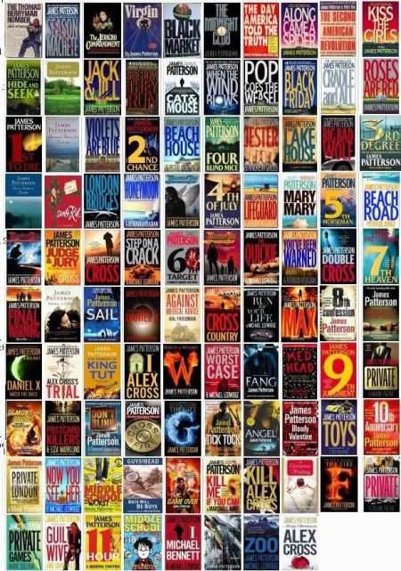 1 5 James Patterson Book Covers James Patterson Books In Order, Alex Cross, James Patterson Books, Maya Banks, Vampire Books, Great Books To Read, James Patterson, Horror Books, Chronological Order