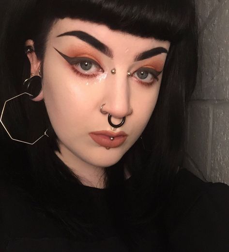 Big Septum Ring, Septum Piercing Large Nose, Stretched Septum Piercing, Huge Septum Piercing, 8g Septum, Stretched Septum Jewelry, Huge Septum, Facial Pictures, Stretched Septum