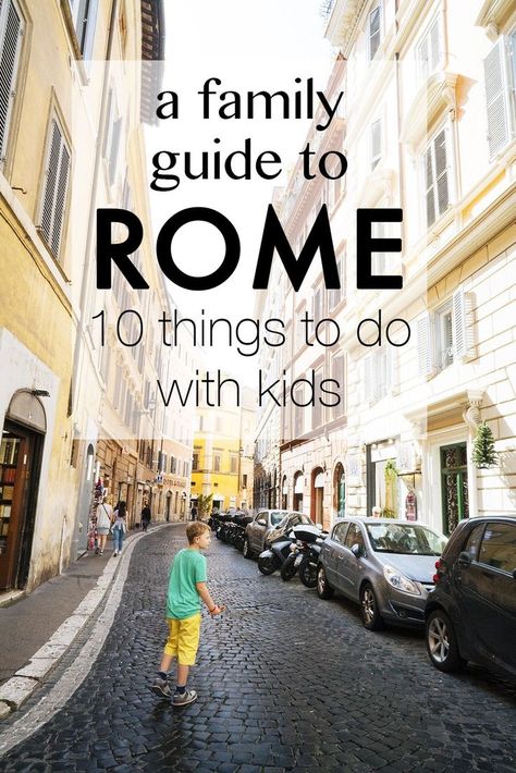 A Family Guide to Rome: 10 things to do in Rome with kids. If you're heading to Italy with kids, you'll need to know how to tackle the beautiful Eternal City. Here are the best things to do in Rome with kids. Things To Do With Kids, Italy Travel Tips, Voyage Europe, Family Travel Destinations, Destination Voyage, Italy Vacation, Family Adventure, European Travel, Rome Italy