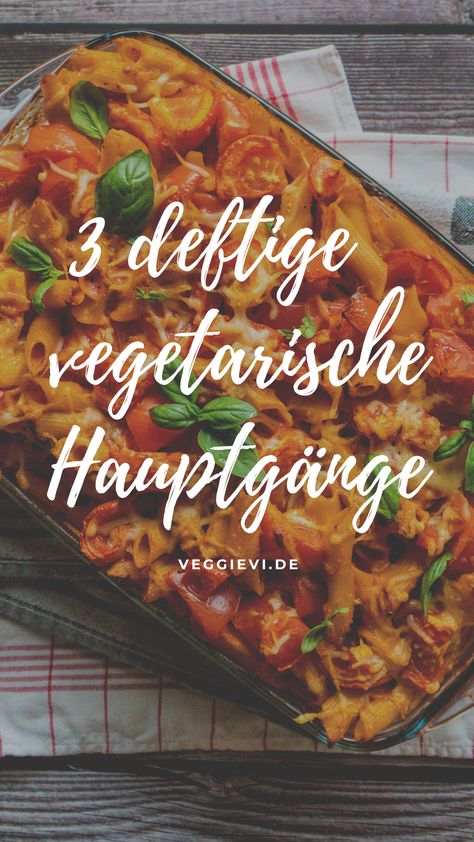 Ich zeige dir 3 vegetarische Sattmacher Rezepte, die schnell & super einfach in der Zubereitung sind und obendrein richtig lecker schmecken. Niemand wird hier Fleisch vermissen, garantiert! Easy Meals, Quick Saves