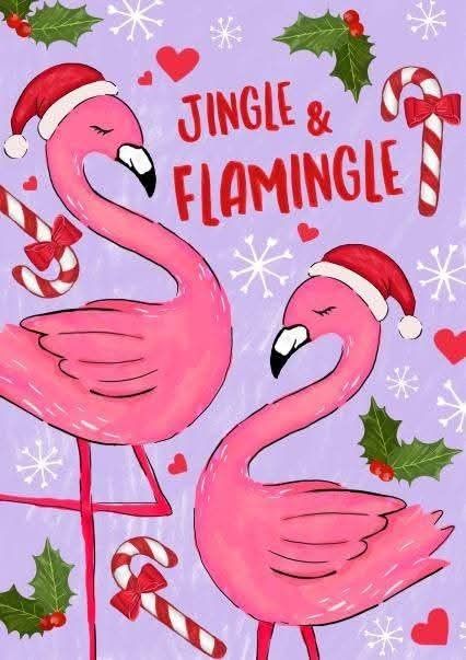 Christmas Flamingo Drawing, Pink Flamingo Art, Flamingo Christmas Cards, Flamingo Classroom, Flamingo Feathers, Pink Flamingo Christmas, Cute Pink Christmas, Sanibel Shells, Flamingo Stuff