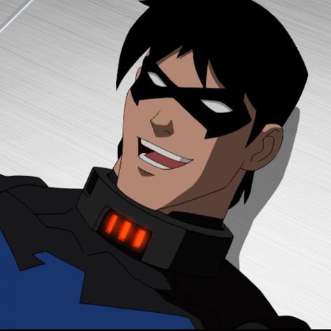 Batman Young Justice, Young Justice Season 2, Robin Young Justice, Nightwing Pfp, Young Justice Nightwing, Nightwing Icon, Young Justice Season 3, Nightwing Wallpaper, Nightwing Young Justice