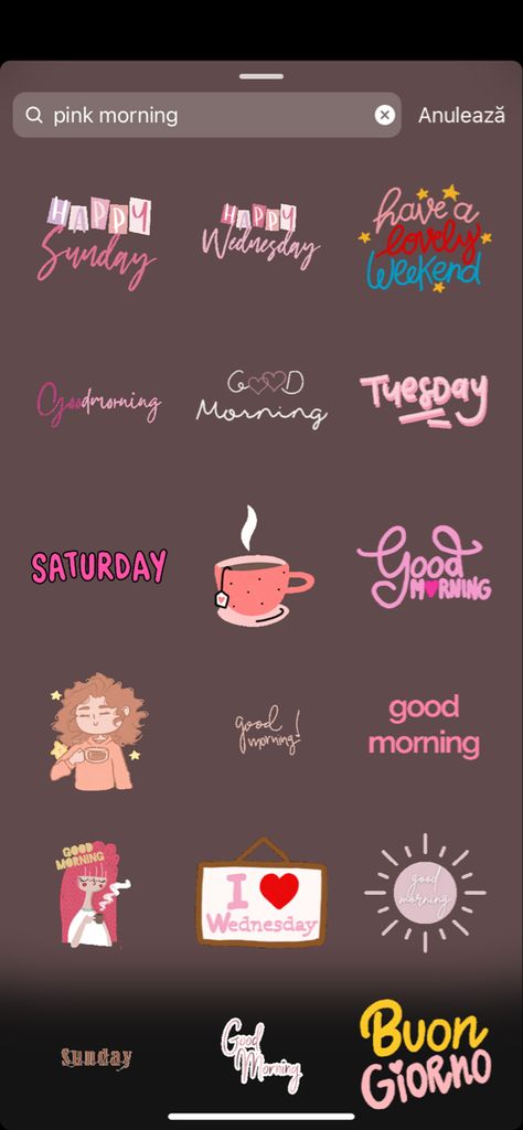 #goodmorning #aesthetic #cool #instagram Morning Instagram Stickers, Good Morning Stickers Instagram, Good Morning Story Instagram Ideas, Good Morning Instagram Story Ideas, Gif Insta, Insta Gif, Ig Gif, Gif Ig, Instagram Code