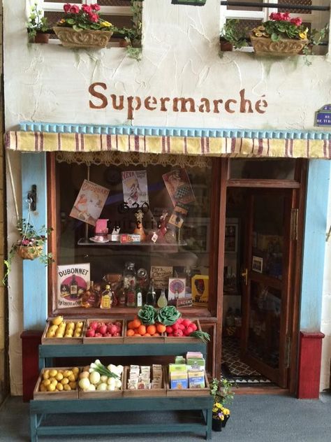 Supermarket Grocery Store Diorama, Miniature Store Display, Miniature Grocery Store, Miniature Toy Shop, Miniature Supermarket, Miniature General Store, Dolls House Shop, 달력 디자인, Kitchen Shop