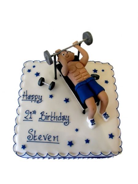 Happy birthday Steven! Banana Mug Cake Recipe, Workout Cake, Crossfit Cake, Birthday Cake For Son, Boys 18th Birthday Cake, Birthday Cake For Teens, 21st Birthday Cake For Guys, Tyler Birthday, Birthday Workout