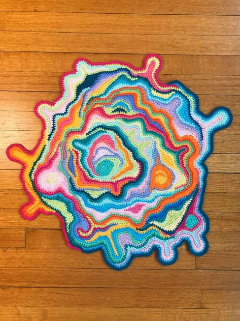 Free Form Crochet, Crocheted Things, Yarn Ideas, Crochet Carpet, Mode Crochet, Form Crochet, Crochet Inspo, Crochet Animal, Creative Stuff