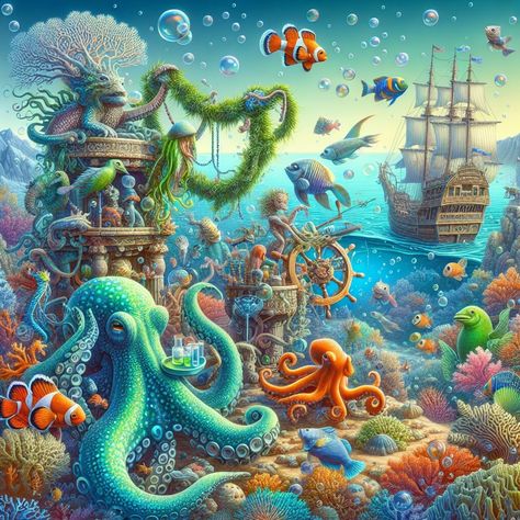 Dive into the magical world of "Underwater Fiesta" 🌊✨ Where the colors of the ocean come alive in a symphony of art and creativity! 🎨🐠 Immerse yourself in the beauty of underwater landscapes and let your imagination swim with the fishes! 🐬💙 Whether you're an art lover, a nature enthusiast, or just looking for some inspiration, this is an experience you won't want to miss! 🌺🌟 Come join us at The Alien Canva and let the underwater magic enchant your soul! 🦑🎉 #art #artist #illustration #design #... Underwater World Art, Art And Creativity, Can Holders, Magical World, Solomon Islands, Underwater World, Samoa, Scented Soy Candles, Plush Blanket