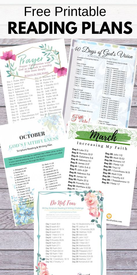 Bible Reading Plan for Women - These are the best Bible reading plans that you can print and take with you! They are completely free downloads from some amazing bloggers. Grab your free Bible reading plan printable. #freebiblereadingprintables #freebiblereadingplan #biblereadingplanoneyear #biblereadingplanforwomen #biblereadingplanforbeginners Free Bible Reading Plan, Free Bible Study Printables, Free Bible Printables, Daily Bible Reading Plan, Bible Reading Plans, Year Bible Reading Plan, One Year Bible, Scripture Writing Plans, Writing Plan