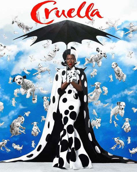 Symone Seven 🕊 no Instagram: “Just call me Cruella 🦨 Share this on your story if you’re happy the #QueenofHalloween series is back! ⁣ ————————————————⁣ Model/edit:…” Halloween Costumes Cruella, Cruella Deville Fashion, Photography Black Women, Villain Core, Cruella Deville Costume, School Halloween Costumes, Valentine Illustration, Cruella Costume, Kids Fashion Show