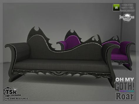 The Sims Resource Couch, Sims 4 Cc Club Furniture, Sims 4 Cc Furniture Sofa, Goth Sims 4 Cc Furniture, Sims 4 Cc Furniture Goth, Sims 4 Goth Cc Furniture, Modern Gothic Furniture, Sims 4 Cc Goth Furniture, Coffin Bed