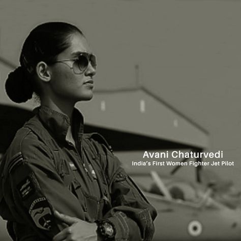 It's always a proud moment when women create history. Meet Avani Chaturvedi, India's first fighter pilot. More power to the girl with wings!  #Tatha #TathaWellness #TathaLife #TathaBeauty #VedicCollection #womenempowerment Avani Chaturvedi Wallpaper, Iaf Women Pilot, Indian Air Force Aesthetic, Indian Airforce Aesthetic, Woman Pilot Aesthetic, Avani Chaturvedi, Fighter Pilot Aesthetic, Ek Zindagi Meri, National Defence Academy Logo