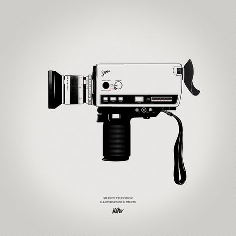 super 8 Logo Academia, 8mm Camera, Super 8 Camera, Camera Drawing, Camera Tattoo, Film Images, Boho Deco, Film Inspiration, Vintage Cameras