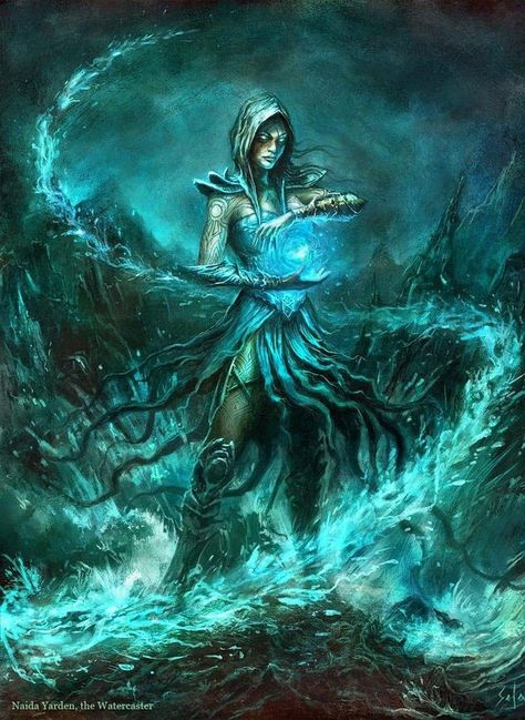 triton genasi female Game Computer, Heroic Fantasy, Fantasy Magic, Dota 2, Arte Fantasy, Conceptual Art, Fantasy Artwork, Art Watercolor, Magic The Gathering