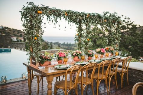 Wedding Fruit, Greek Island Wedding, Greek Islands Wedding, Island Wedding, Island Weddings, Greek Island, Greek Islands, Pomegranate, Real Weddings