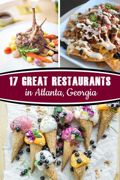 Georgia Food, Atlanta Travel, Authentic Mexican Food, Atlanta Food, Georgia Vacation, Atlanta Restaurants, Southern Fried Chicken, Georgia Travel, Asian Fusion