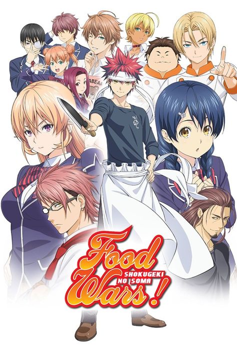 Shokugeki No Soma, Groups Poster, Food Wars, Rurouni Kenshin, Anime Poster, Bd Comics, Box Office, Affordable Wall Art, Cool Posters