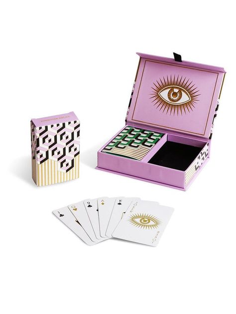 25 Gifts For People You Don’t Know Well That Are Surprisingly Perfect Versailles Pattern, Playing Cards Design, 카드 디자인, Games Box, Drawer Box, Jonathan Adler, Creative Packaging Design, Creative Packaging, Playing Card