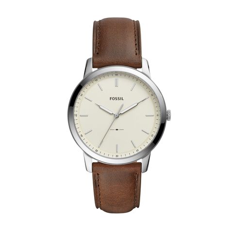 Brown Leather Strap Watch, Minimalist Men, Brown Leather Watch, Minimalist Watch, The Minimalist, Brown Leather Strap, Final Touch, Dark Brown Leather, White Dial