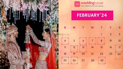 Auspicious Marriage Dates of 2024 Marriage Date, Monsoon Wedding, Weather In India, Hindu Calendar, Breezy Outfit, Wedding Planning Websites, Hindu Wedding, Large Weddings, Wedding Date