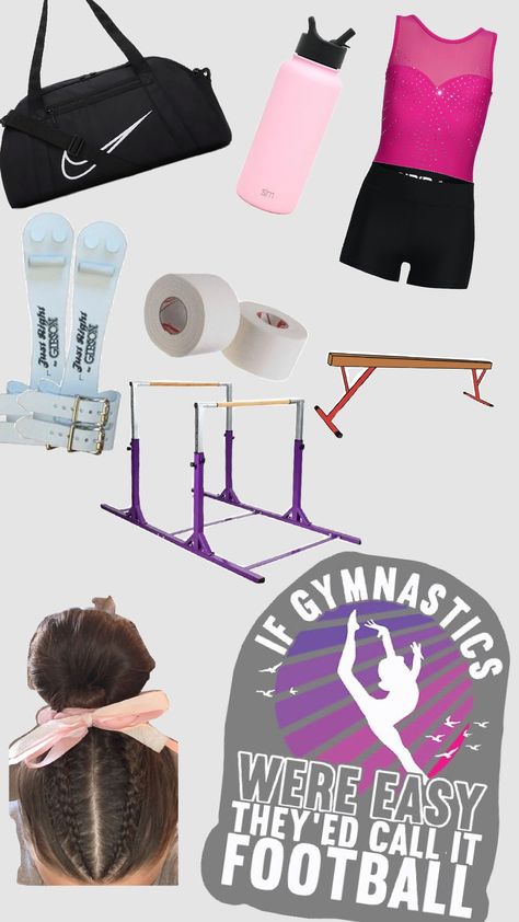 #Gymnastics Gymnastics Must Haves, Gymnastics Competition Bag Checklist, Gymnastic Aesthetic, Gymnastics Fits, Gymnastics Gear, What’s In My Gymnastics Bag, Gymnastics Things, Funny Gymnastics Quotes, Gymnastics Camp