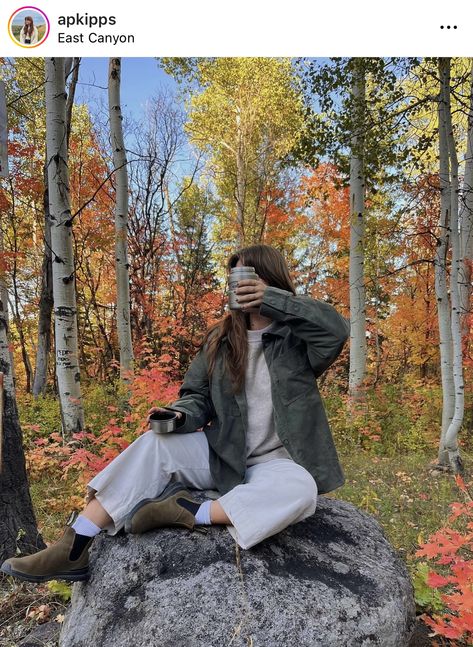 Granola Style Fall, Gronala Girl Outfit, Granola Fall Outfits, Fall Outdoor Outfits, Blundstone Outfits, Granola Girl Summer, Granola Girl Aesthetic Outfits, Blundstone Outfit, Granola Fits